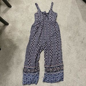 Live To Be SPOILED Sleeveless Wide Leg Jumpsuit Size S